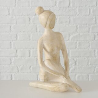 4020607858367 eliassen.nl Statue Yoga ein Bein hoch 30cm