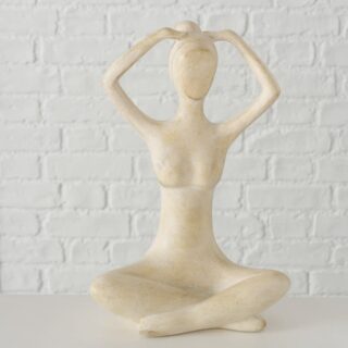 Statue Yoga Hände auf Kopf 30cm eliassen.nl
