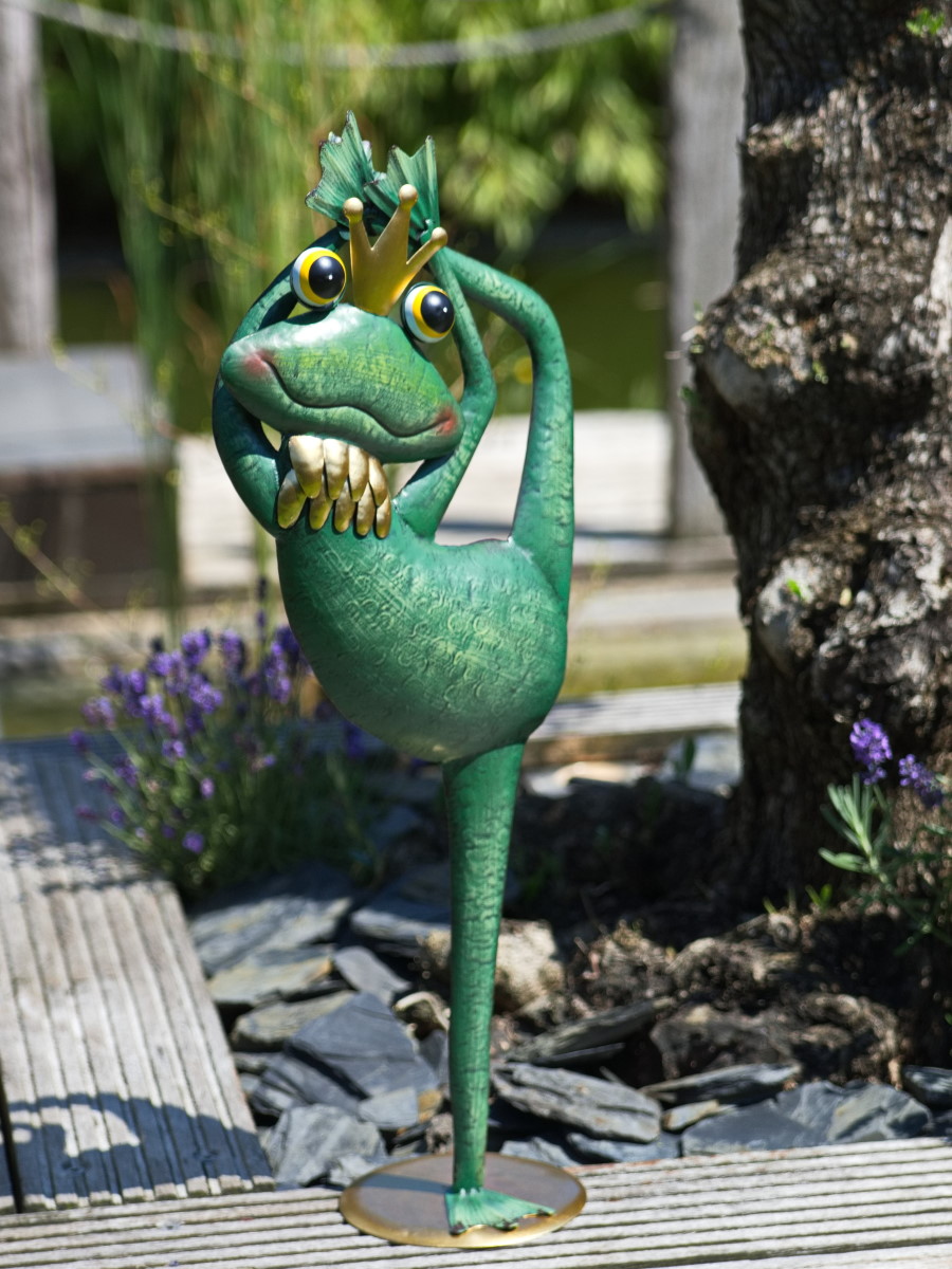 Kikker metaal Lenige Freddy 61cm