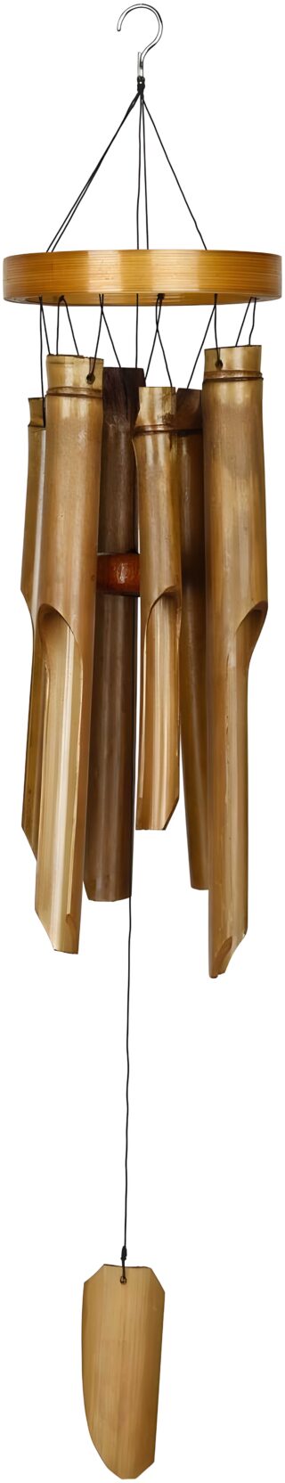 Windgong Bamboe naturel ring middel 71cm eliassen.nl C272