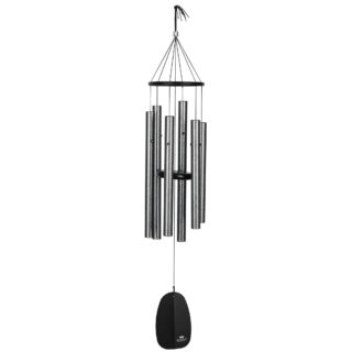 Windgong Bells of Paradise antiek zilver middel 81cm eliassen.nl BPMAS
