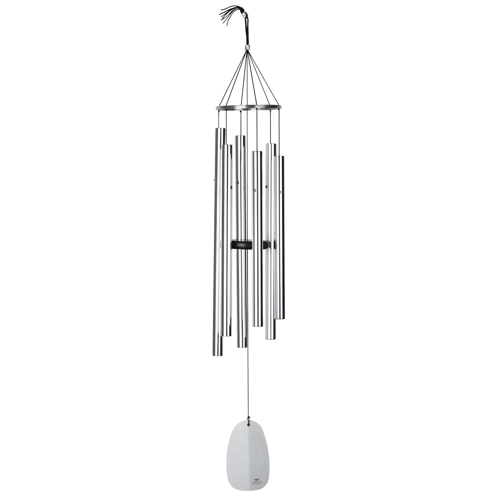 Windgong Bells of Paradise zilver groot 112cm eliasse2n.nl BPLS