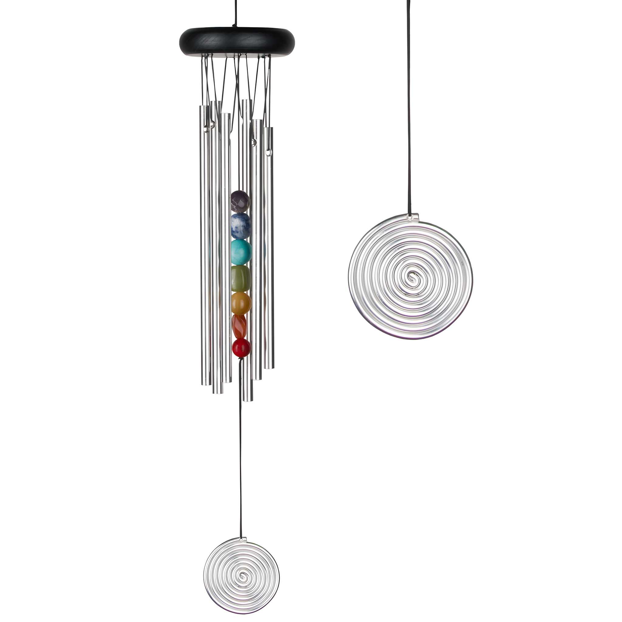 Windgong Chakra 7 stenen klein 47cm eliassen.nl