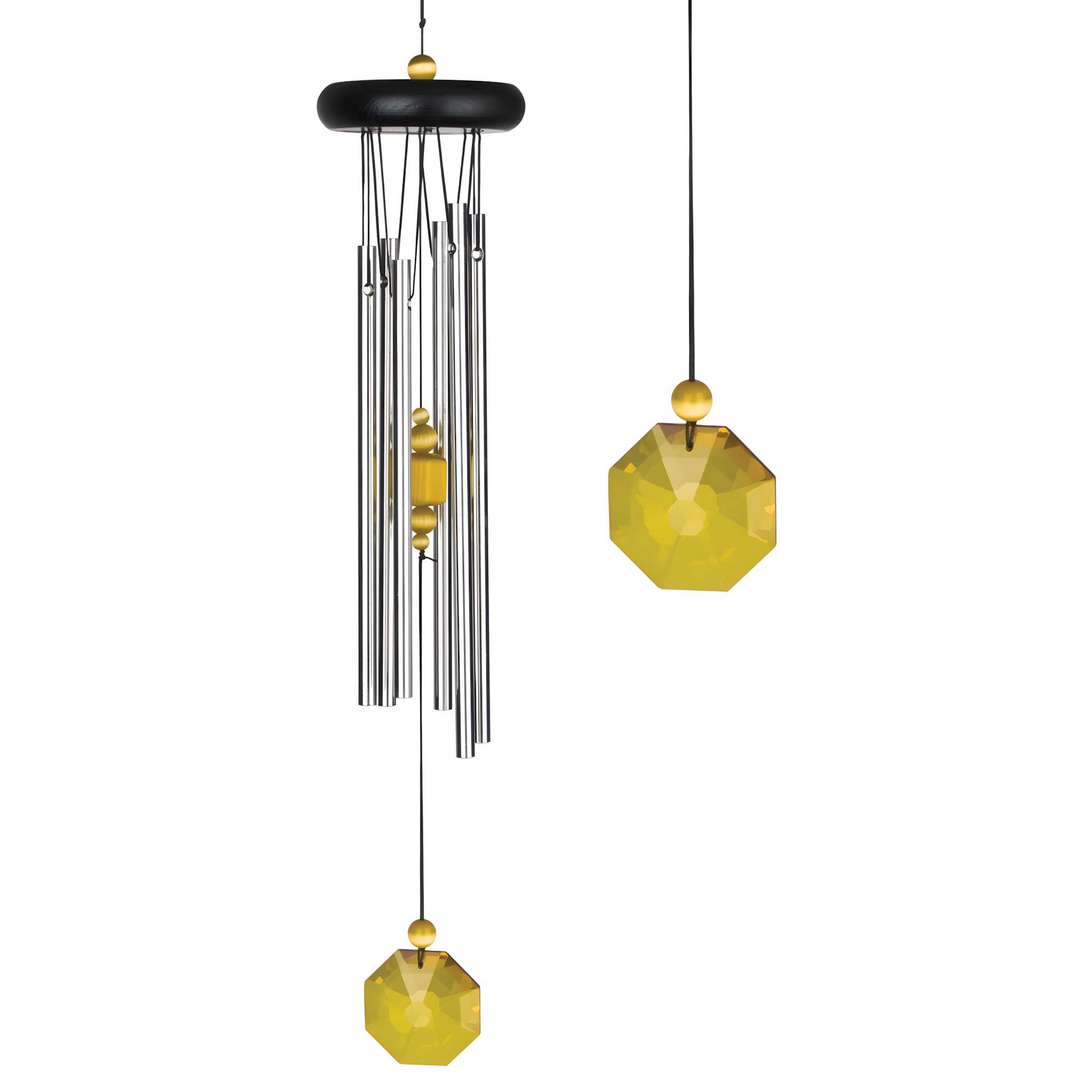 Wind chime Chakra Citrin 47cm eliassen.nl CCCI