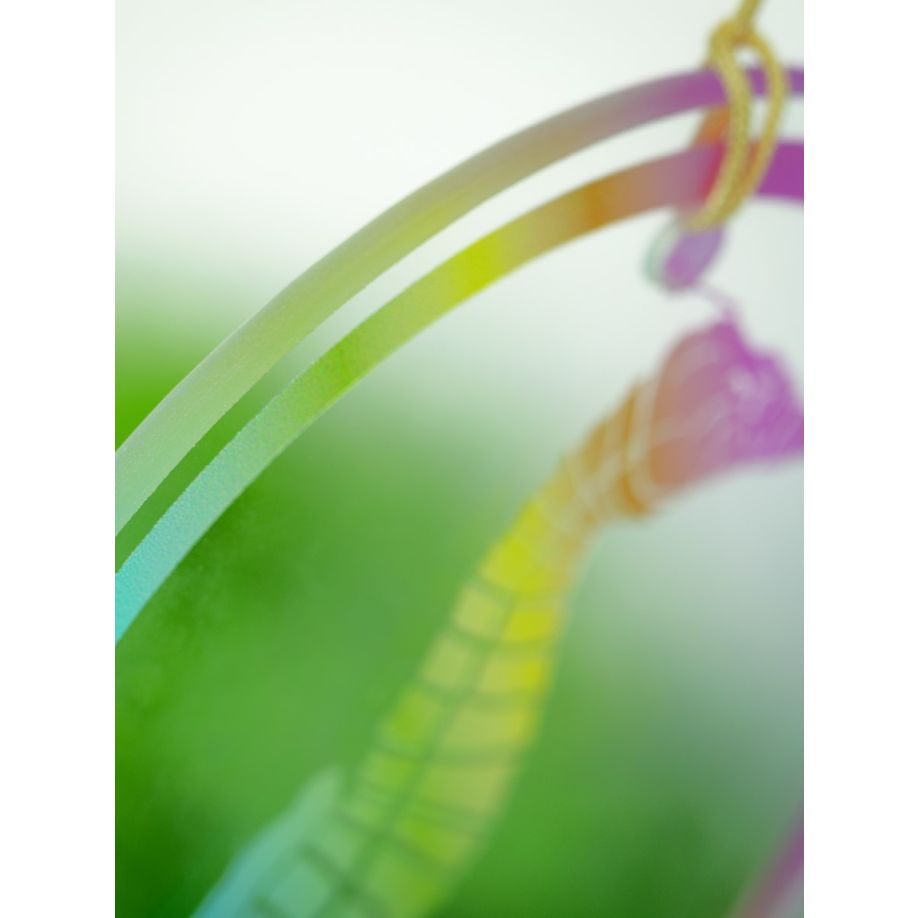 Windgong Costal glas Zeepaard 55cm eliassen.nl 1WCGSH