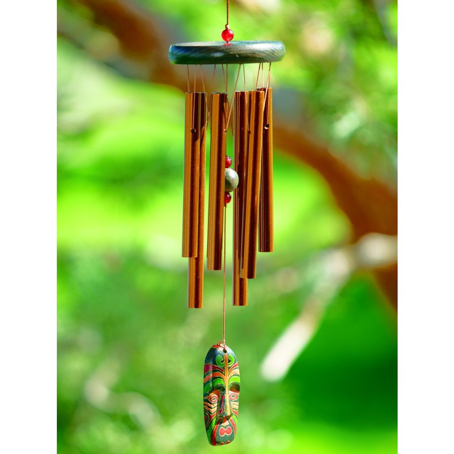 Windgong Passpoort Maori Moai 45cm