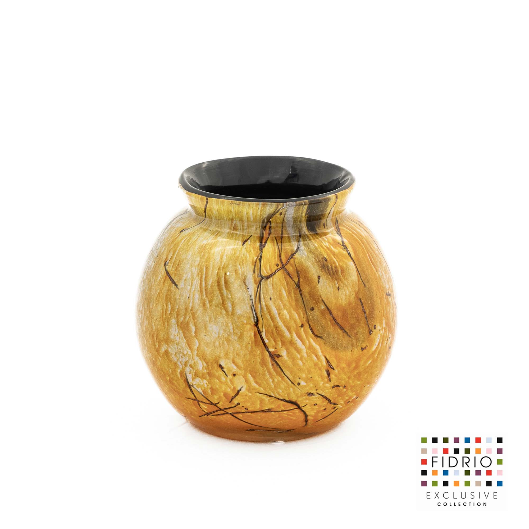 Glasvaas Convesso Magma 11cm eliassen.nl