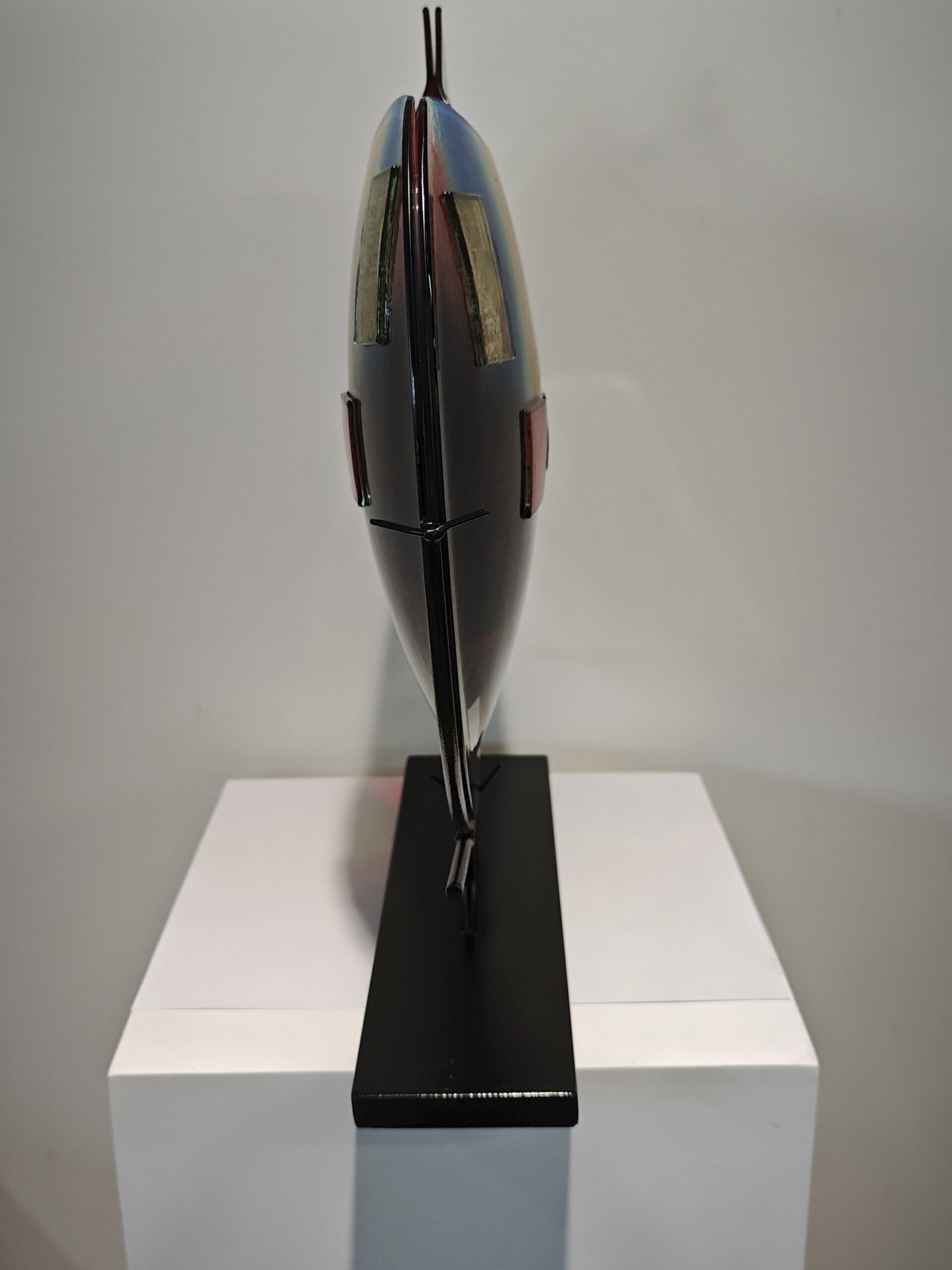 Glass vase large round Sunshine 50cm