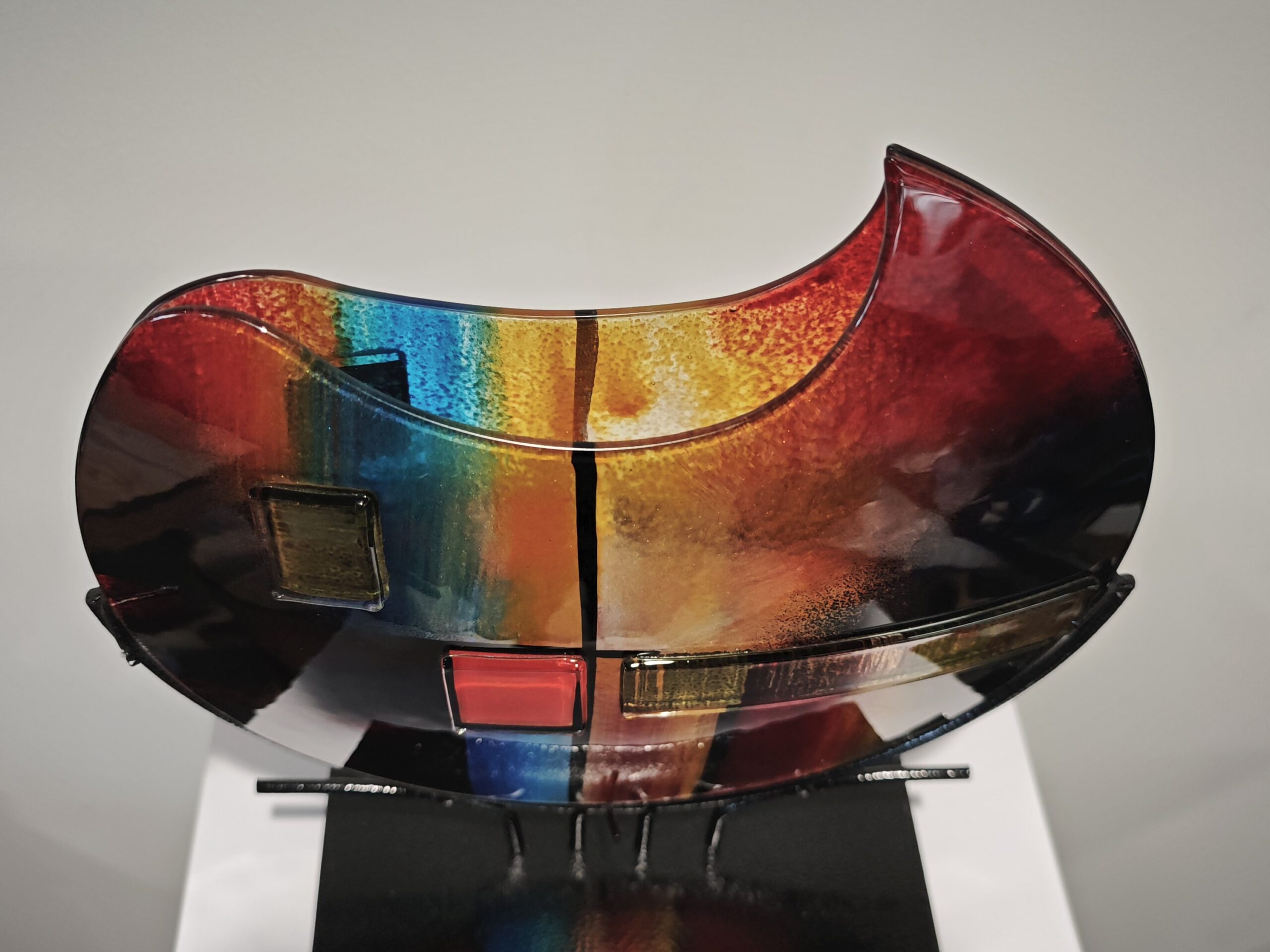 Glasvase rund Sunshine 39cm