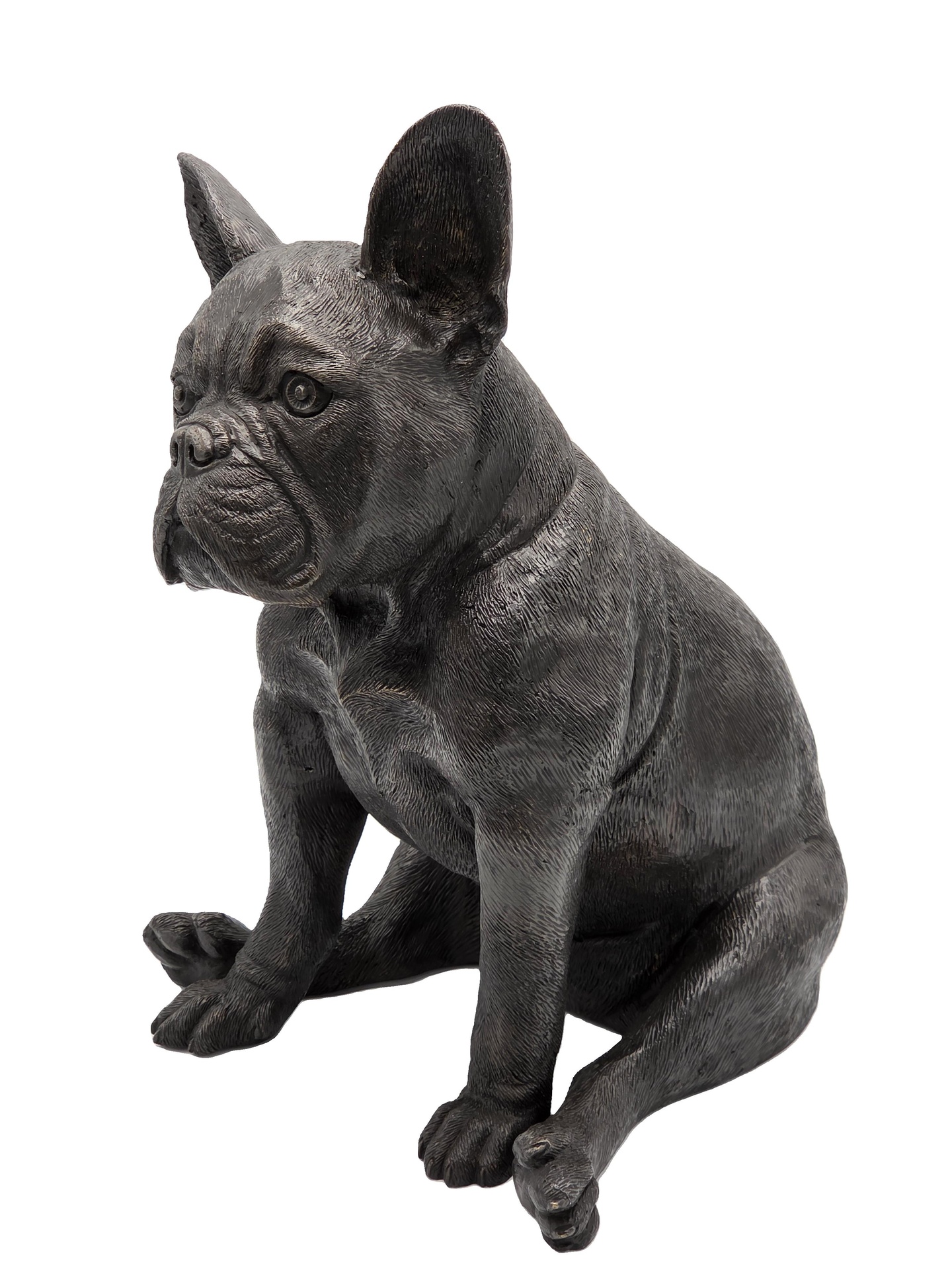 Overig Bronzen Beeld Zittende Bulldog Hond 42cm Eliassen nl