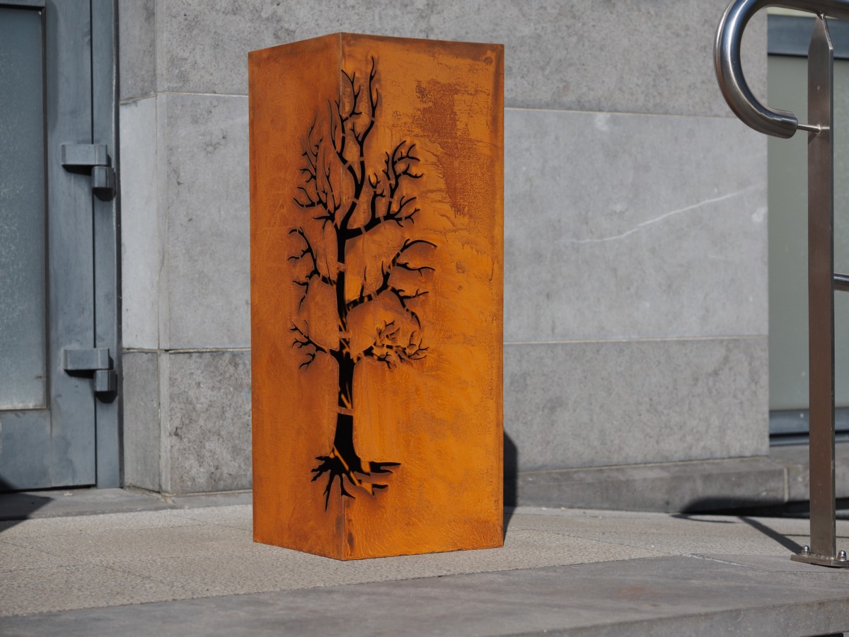 Zuil-metaal-roest-met-licht-Levensboom-80cm-eliassen.nl_