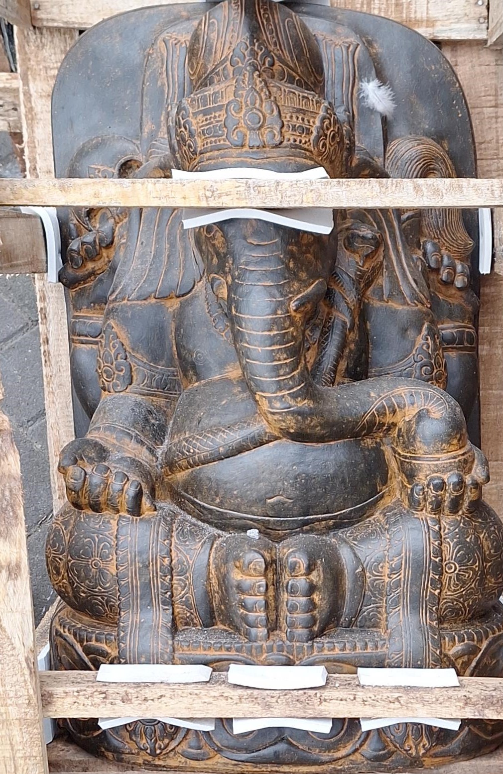 Statue Ganesha mit Aura 60cm