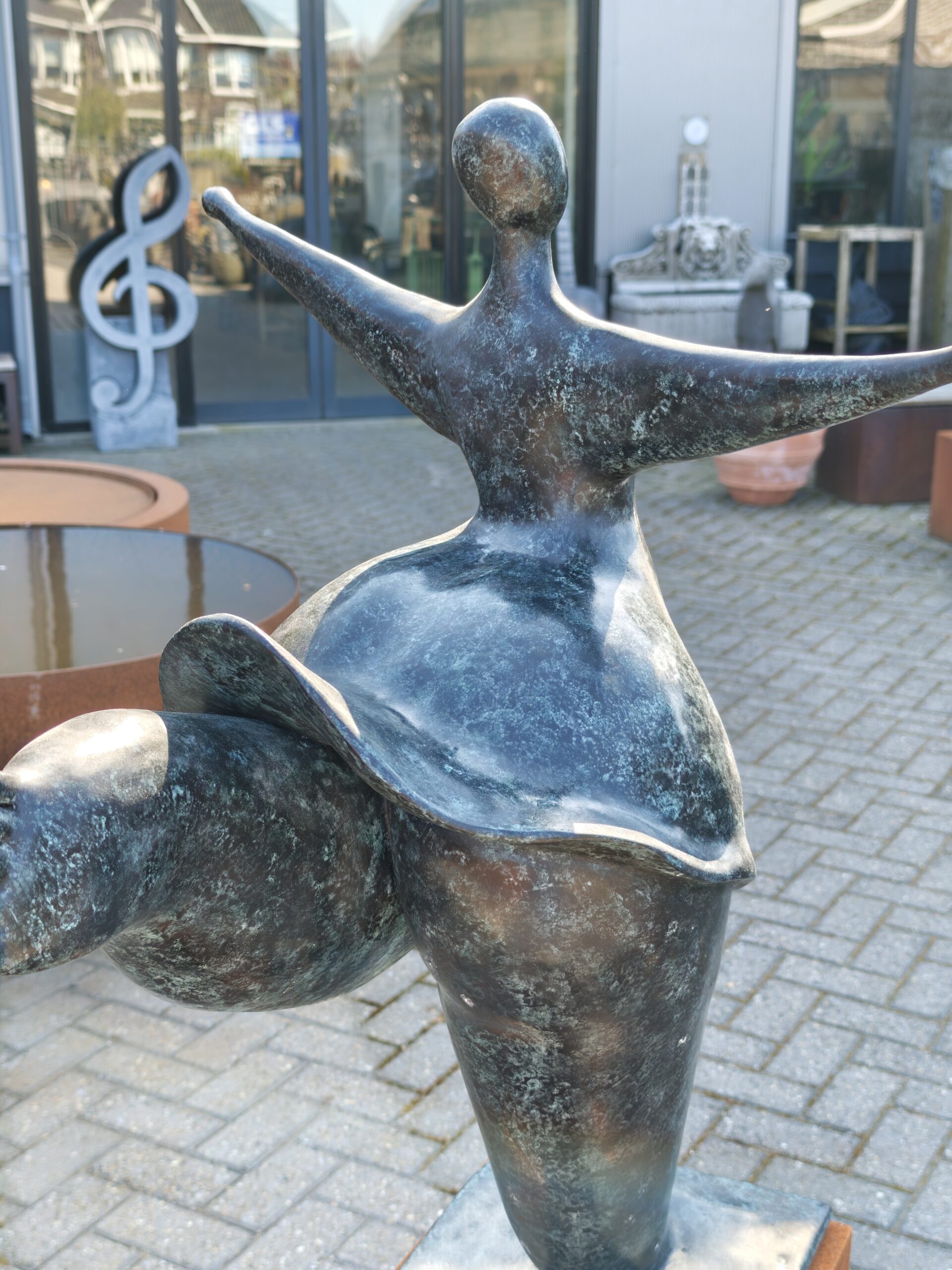 Beeld Dikke Ballerina brons 87cm eliassen.nl 3