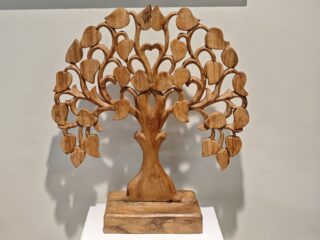 Beeld Levensboom hout staand 56cm eliassen.nl 1