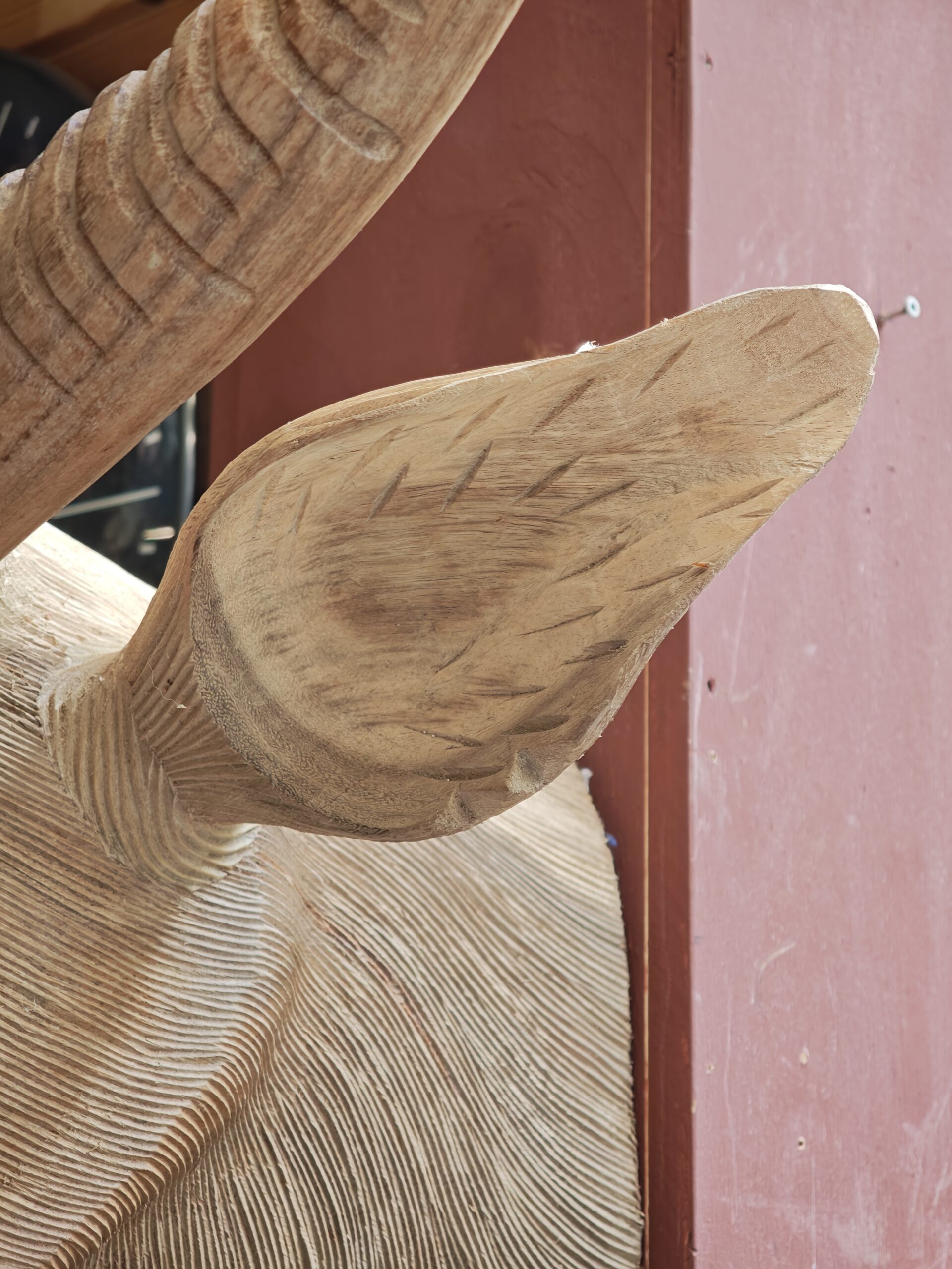 Statue Kuhkopf 70cm breit !