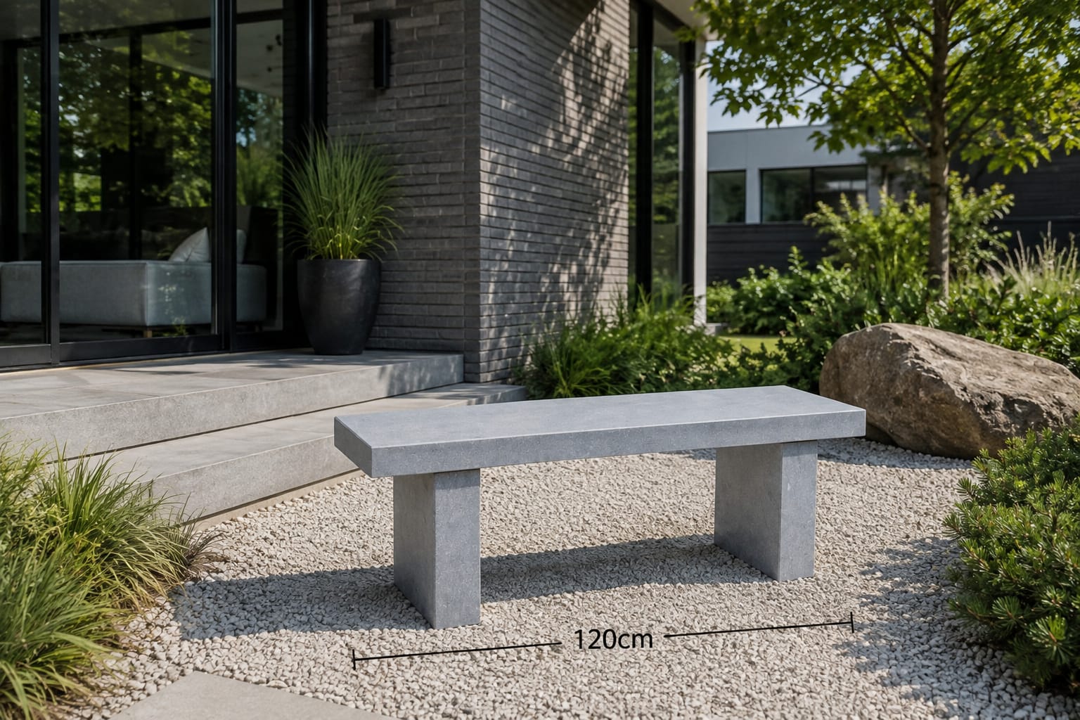 Tuinbank Fleur arduin 120cm - Eliassen.nl