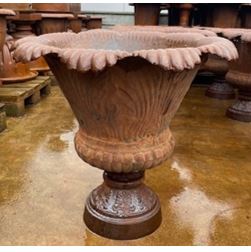 Garden Vase Tapered Cast Iron 68cm