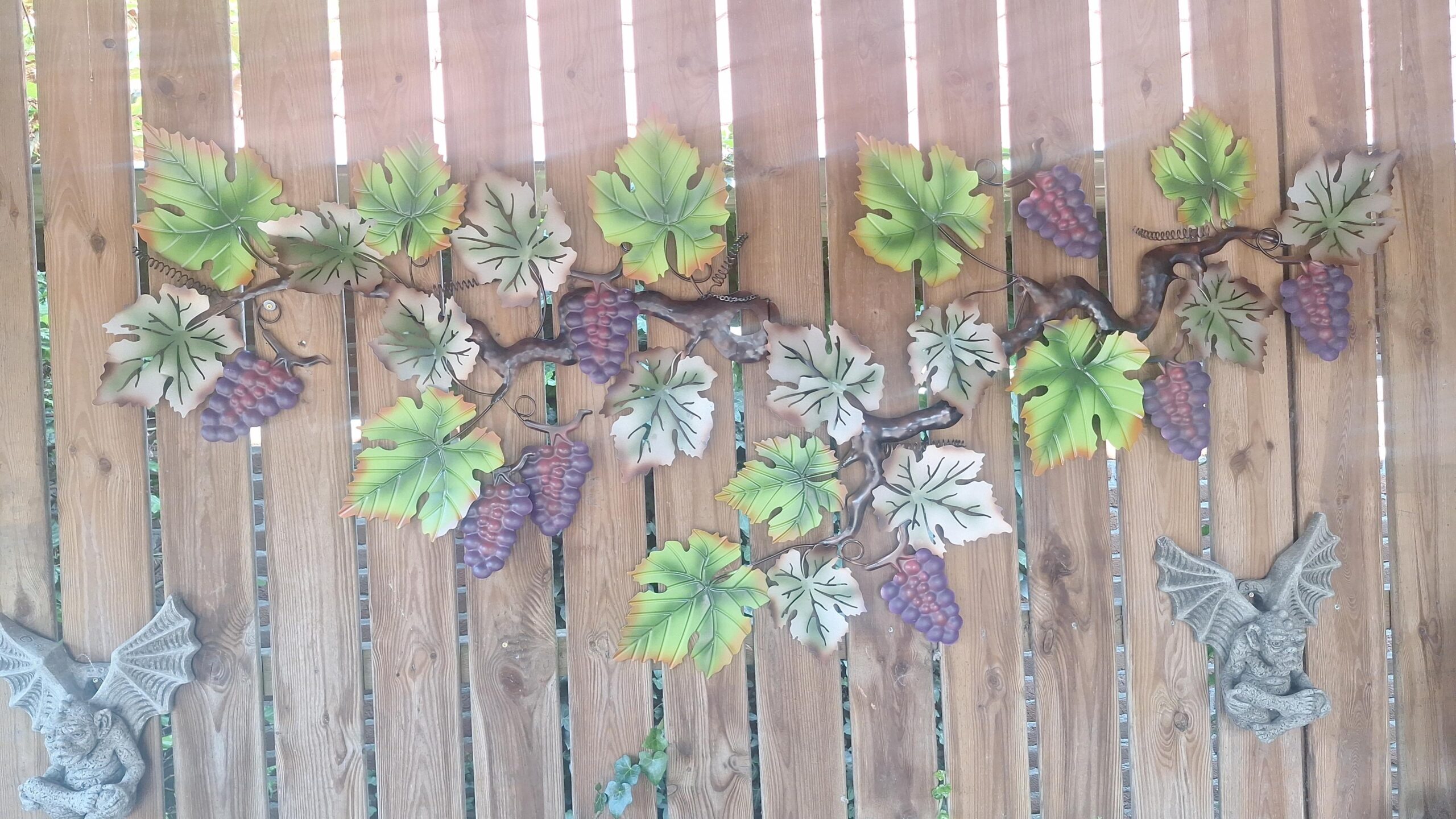 Wanddekoration XXL Weintraubenzweige 205cm