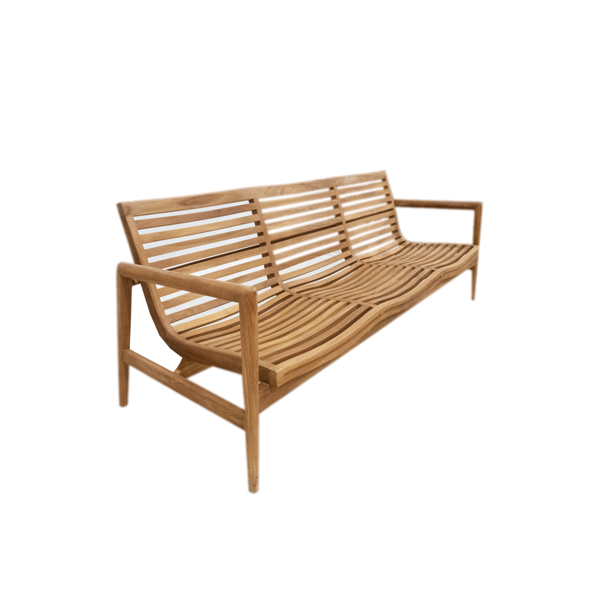 Garden lounge sofa 3-seater Borneo