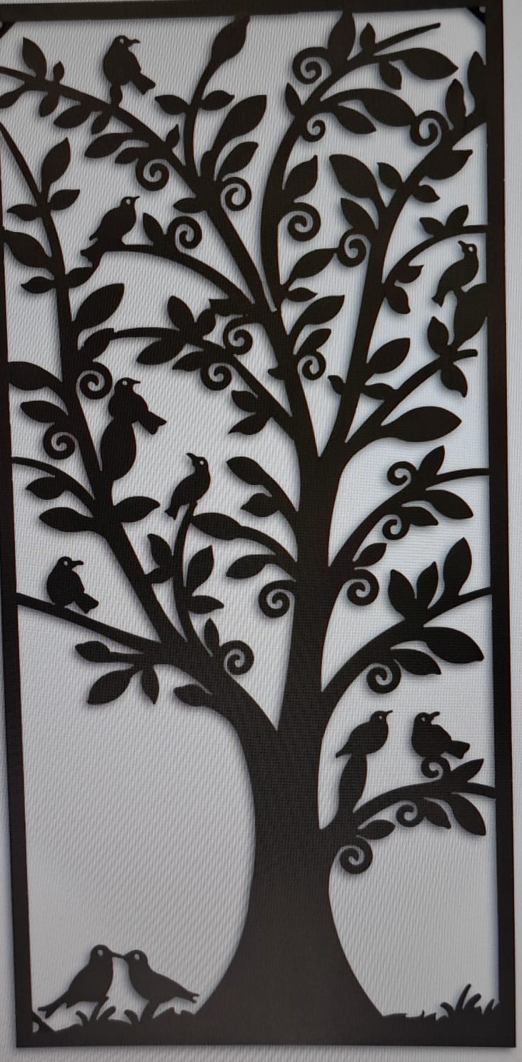 Wall decoration Tree with birds 115cm