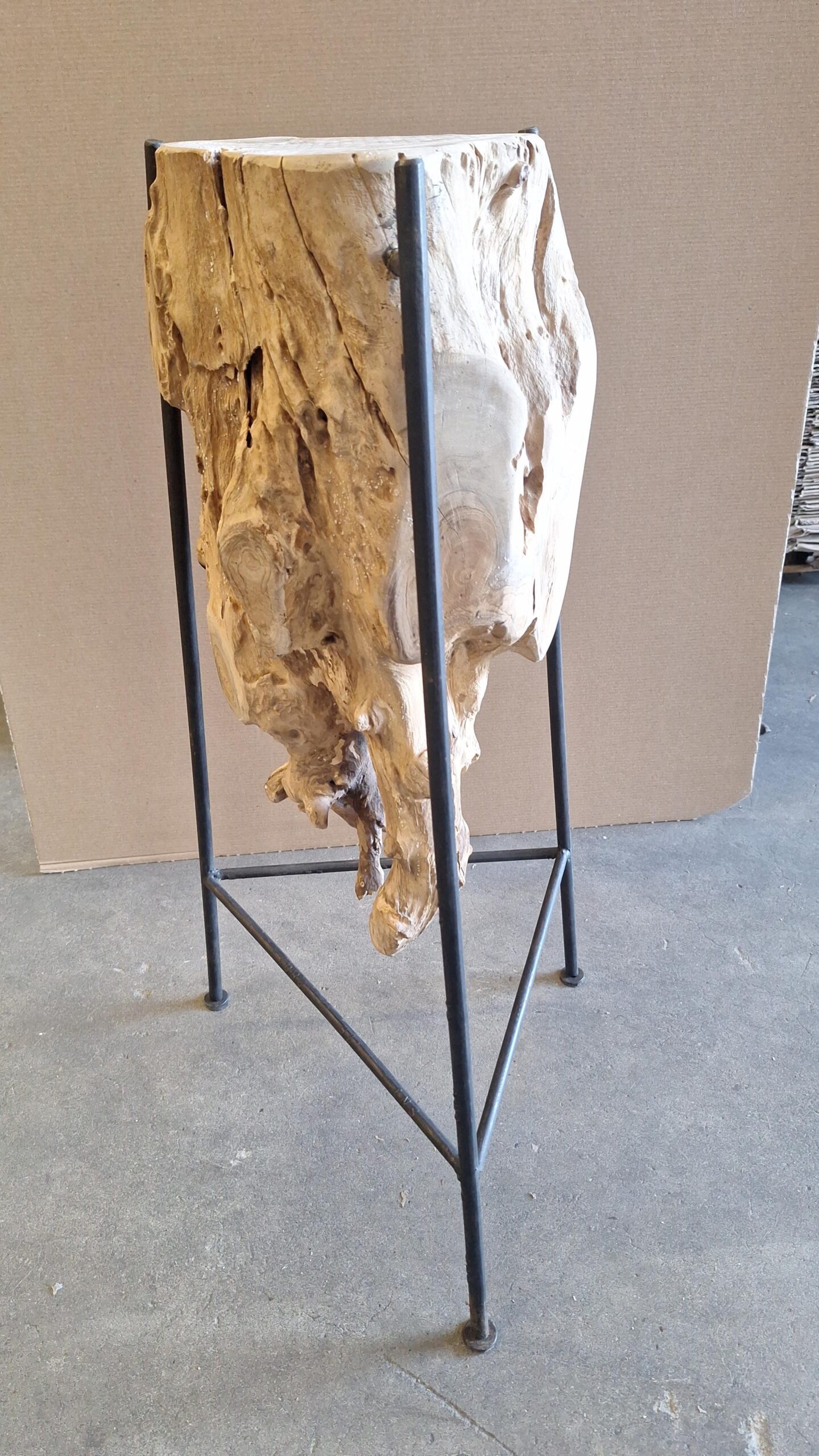 Plantentafel hout-ijzer Borneo 70cm