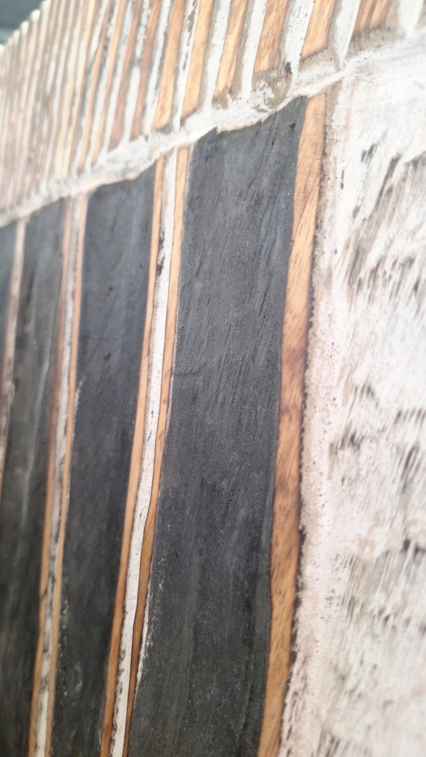 Wall panel of wood Flower 140cm