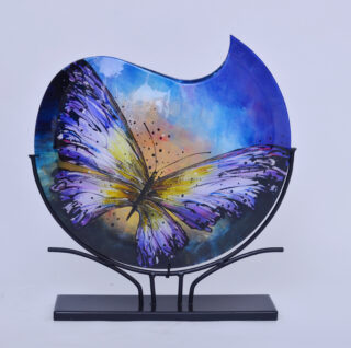 Glasvase groß rund Schmetterling Giulia Eliassen.nl 2025.8.1