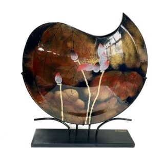 Glasvase groß rund Leafs Giulia Eliassen.nl 2025.5.1