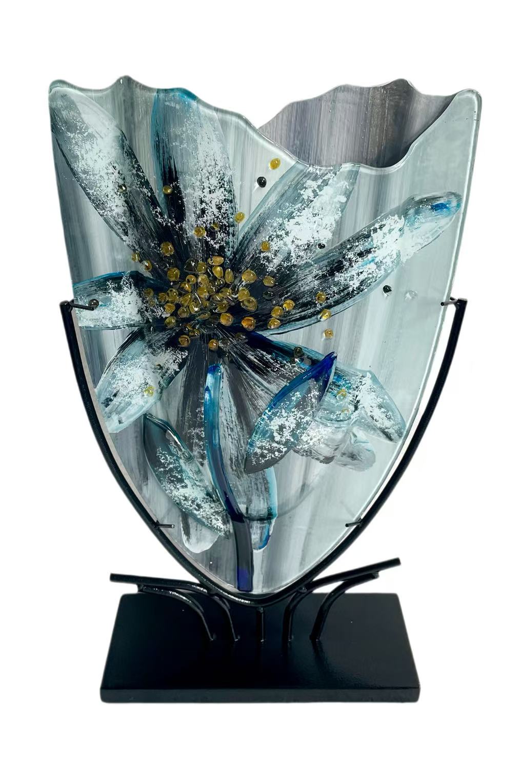 Gerippte Vase 48cm Frost Giulia Eliassen.nl 2025.7.6