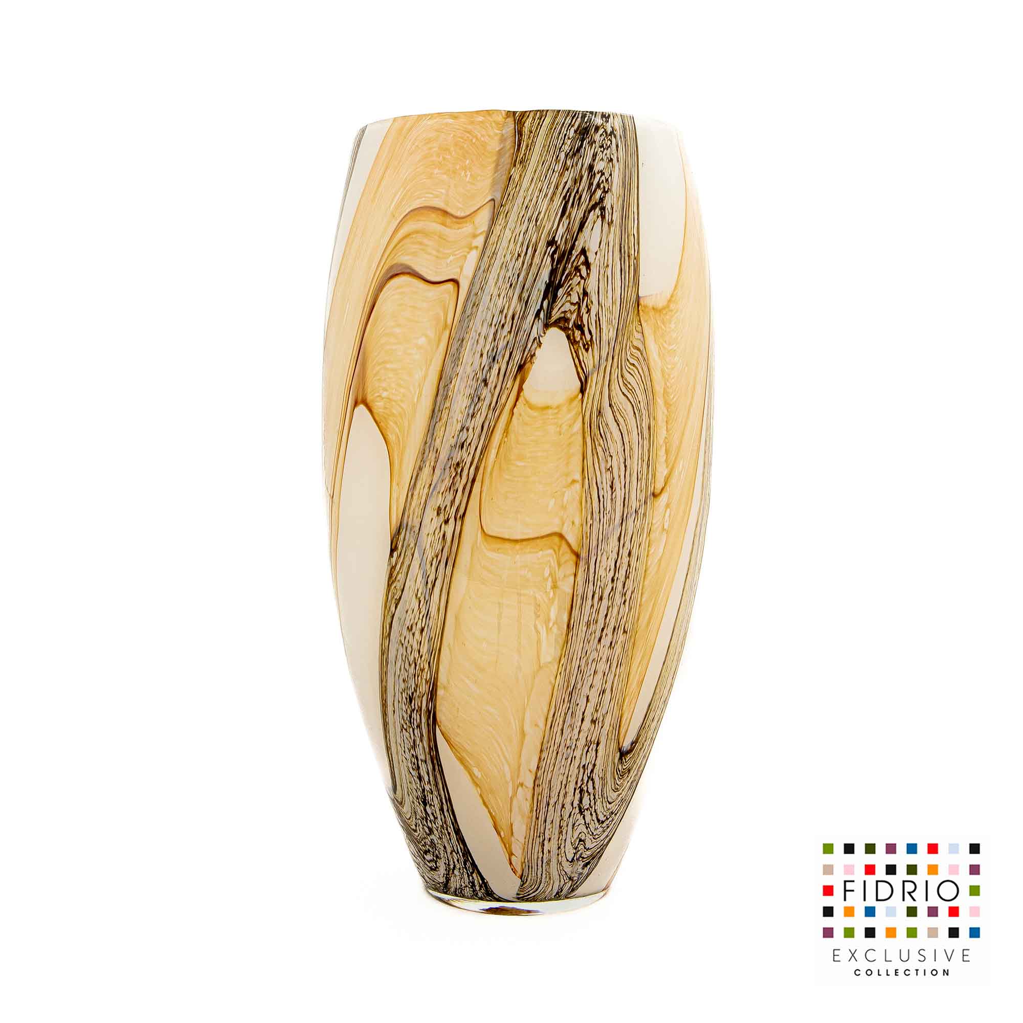 glass vase oval beach 40cm - Eliassen.nl