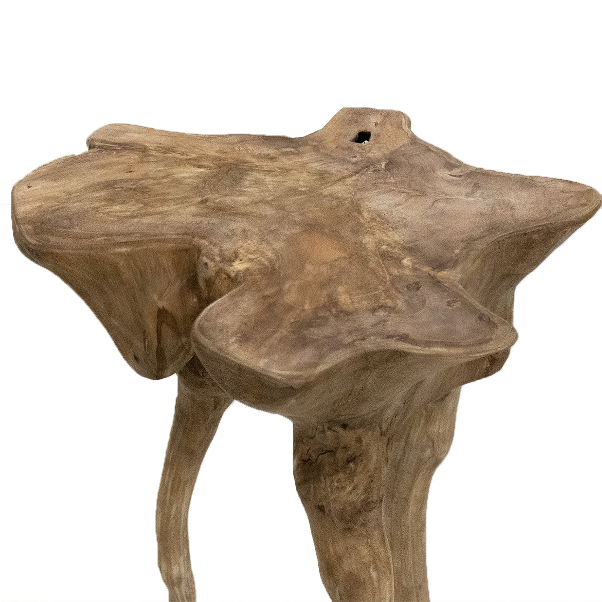 Plantentafel teak Octopus 75cm