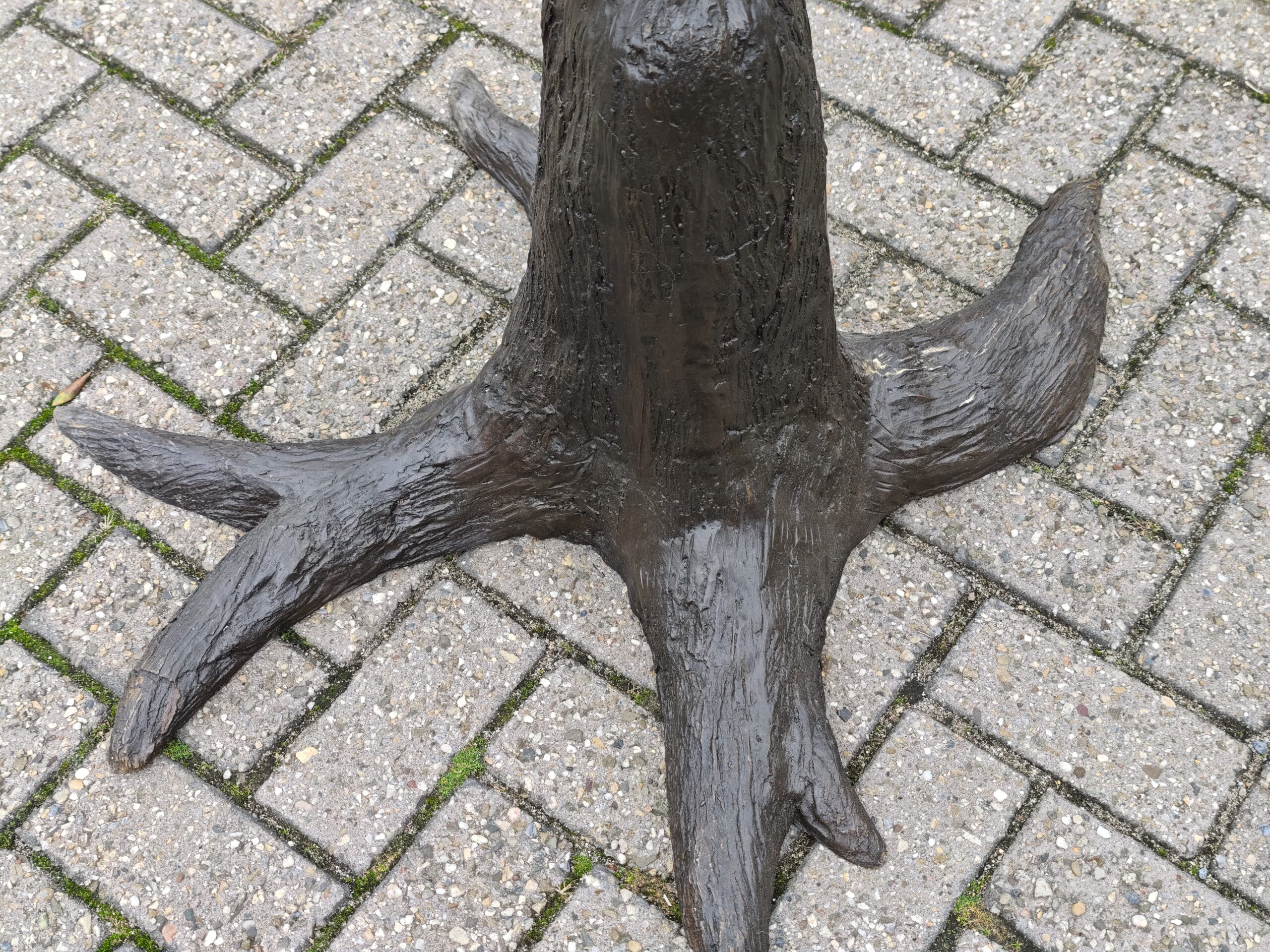 Bronzestatue großer Adler Adler auf Baumstumpf 180cm eliassen.co.uk 7