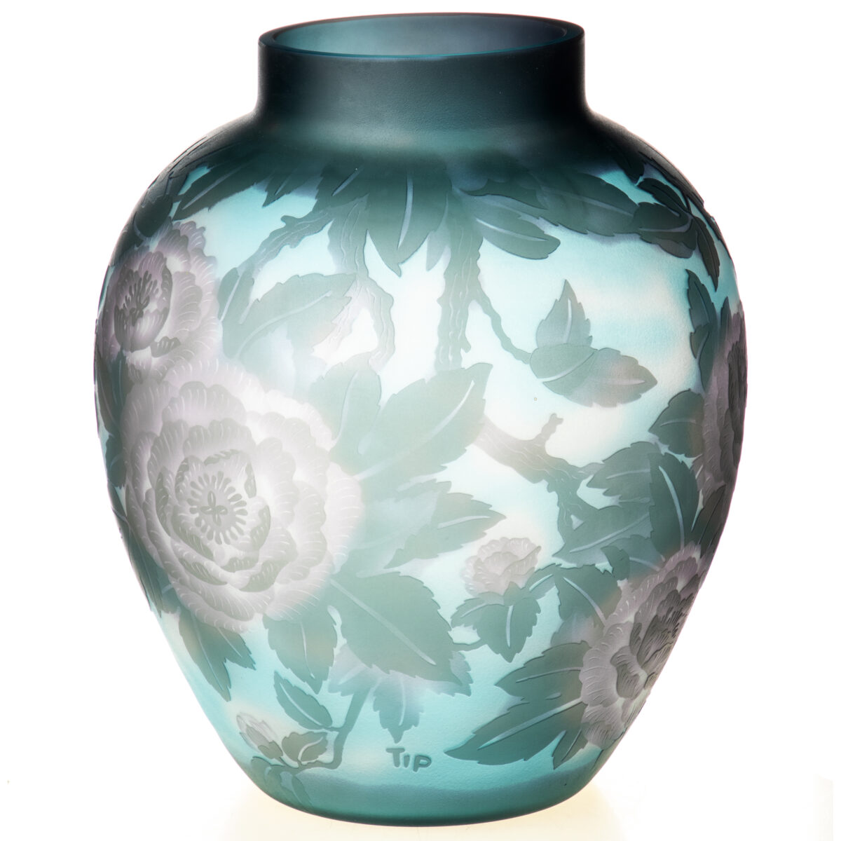 Glasvaas Cameo Bolvaas bloemen Eliassen.nl VG108