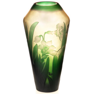 Glasvaas Cameo vaas taps narcissen Eliassen.nl vg110