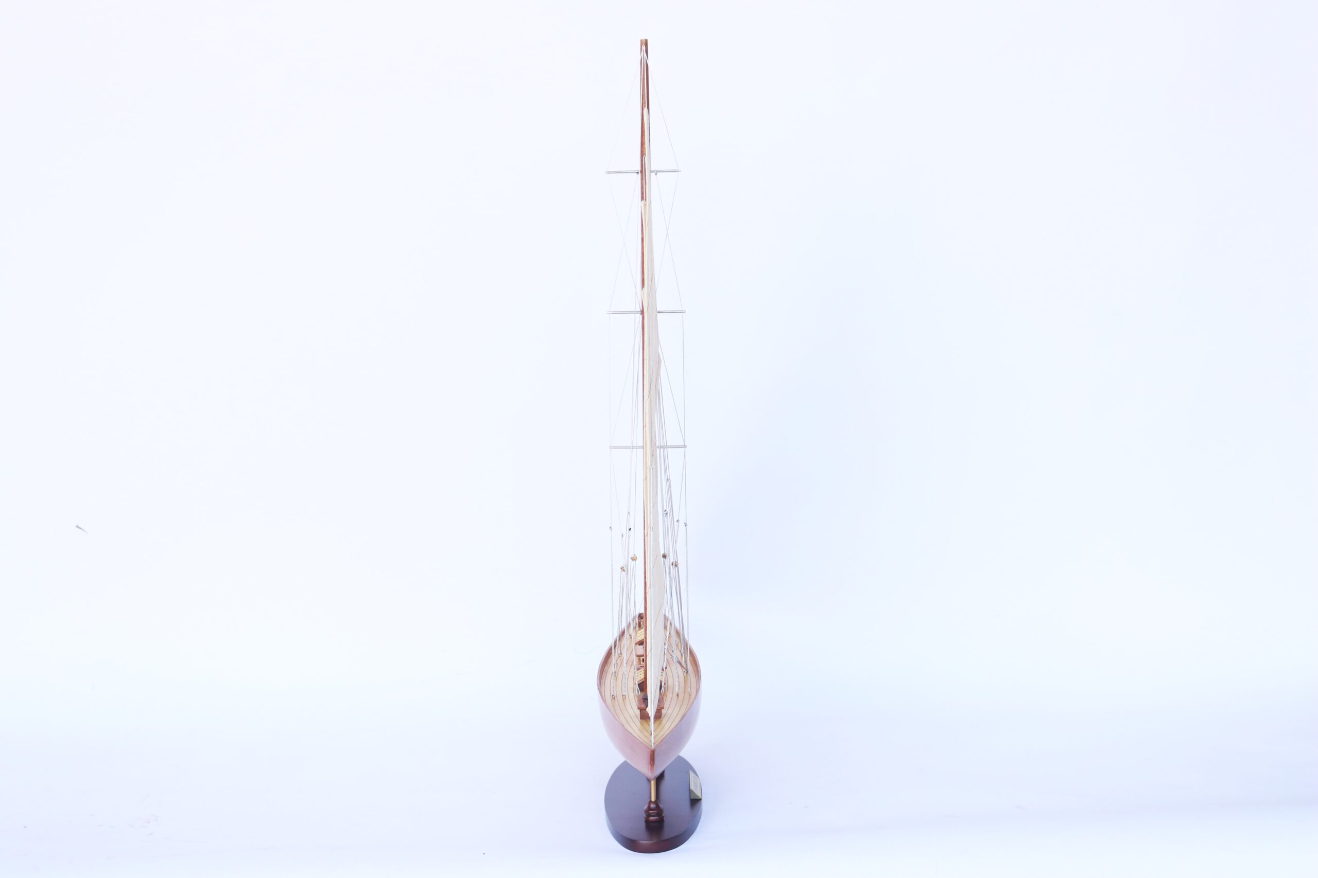 Model boat Shamrock wood 76cm