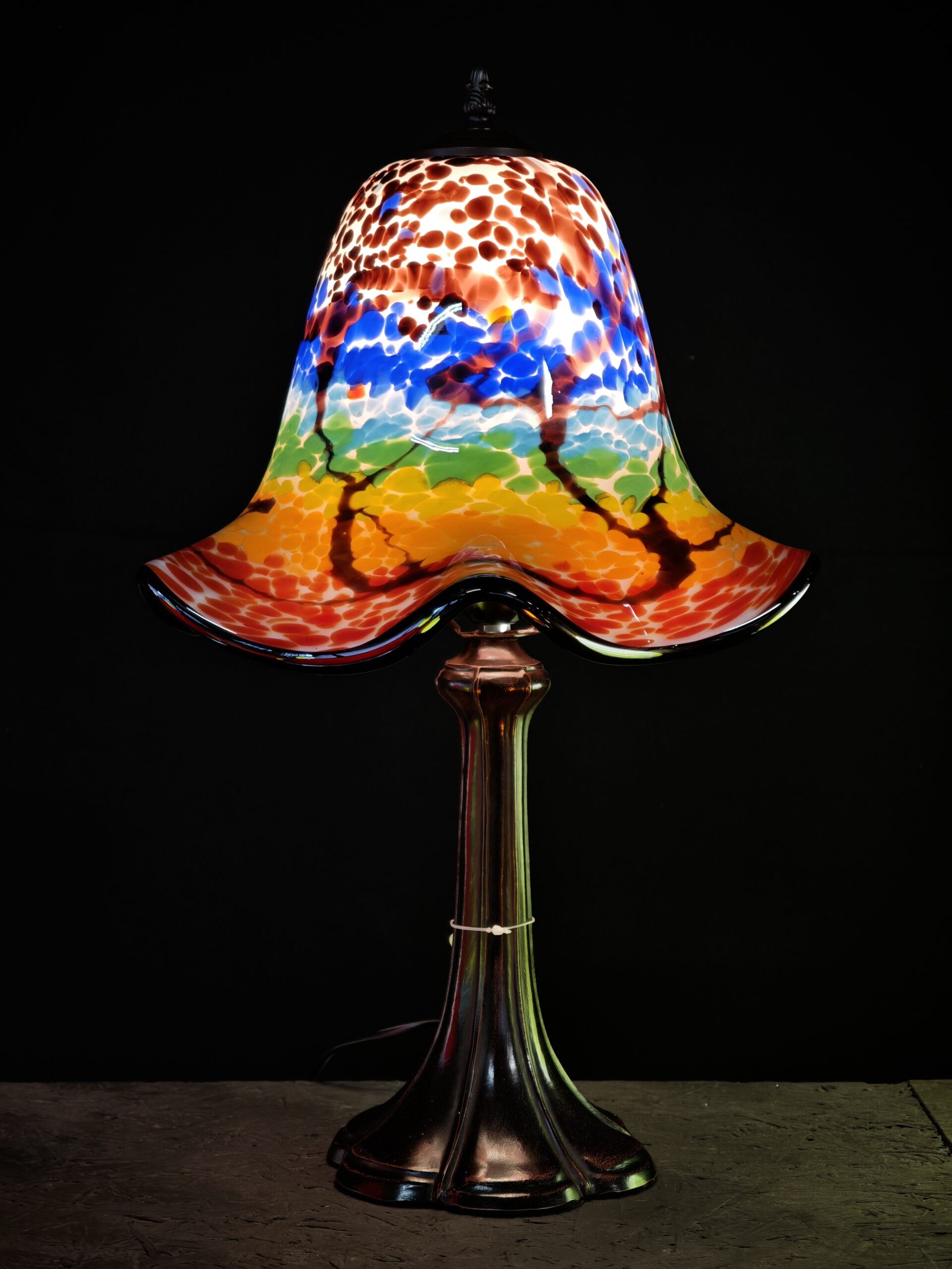 Sfeerlamp glas Petrova 53cm eliassen.nl 1