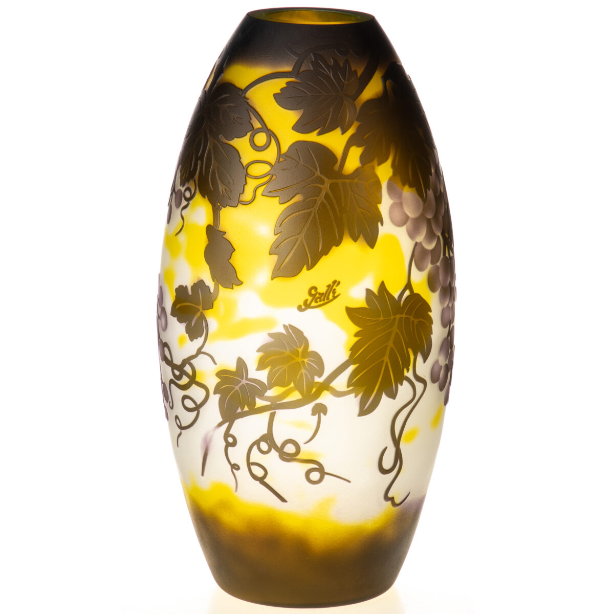 Vase Cameo Grapes in the Sun Eliassen.co.uk VG119