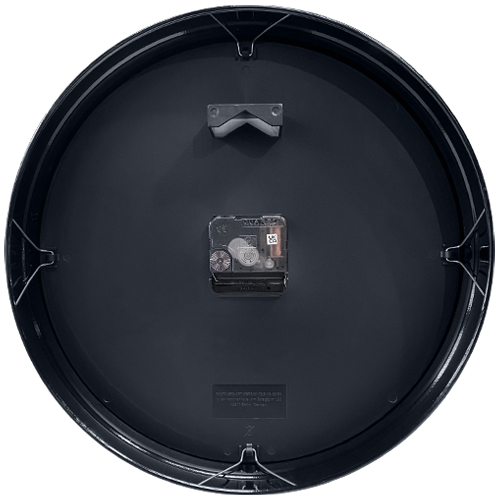 Clock round metal vintage mancave metal Volkswagen bus 31cm