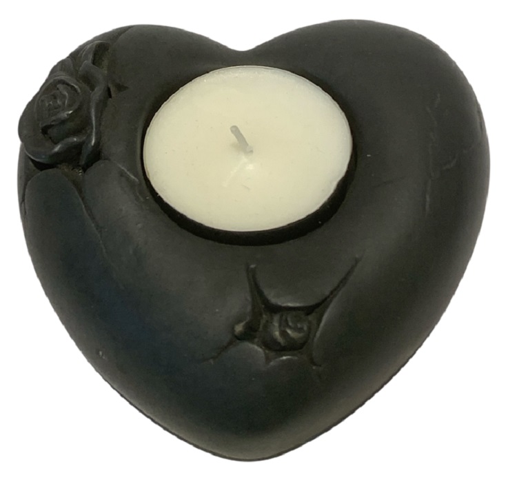 Gedenkstein Herz Wachsstein Neues Leben 15cm