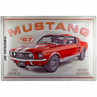 Wall plate Ford Mustang Eliassen.co.uk 24017