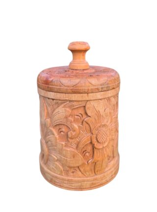 Topf Mahagoni Motiv mit Deckel 27cm