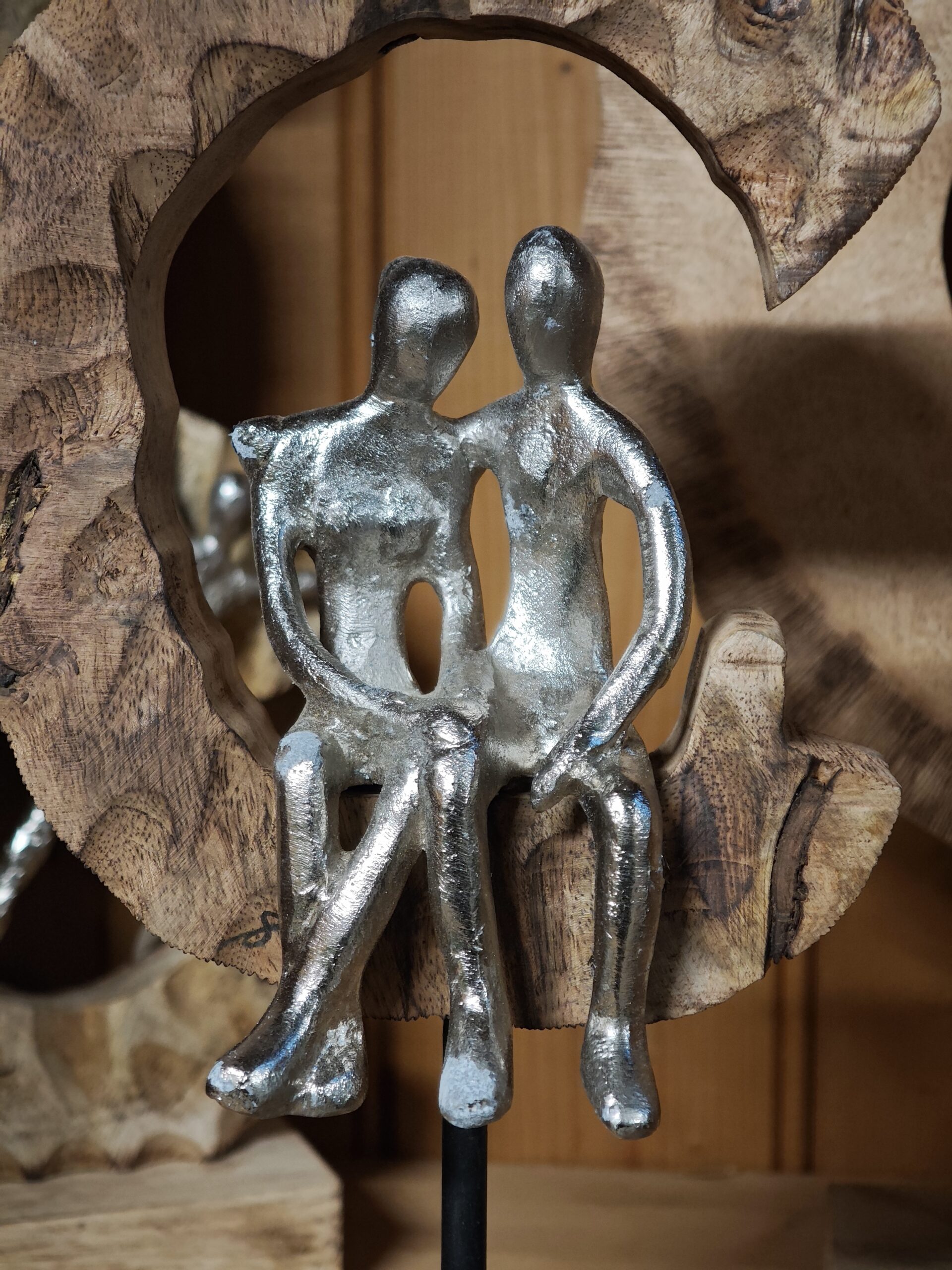 Skulptur Aluminium Each other gefunden 36cm eliassen.co.uk 4