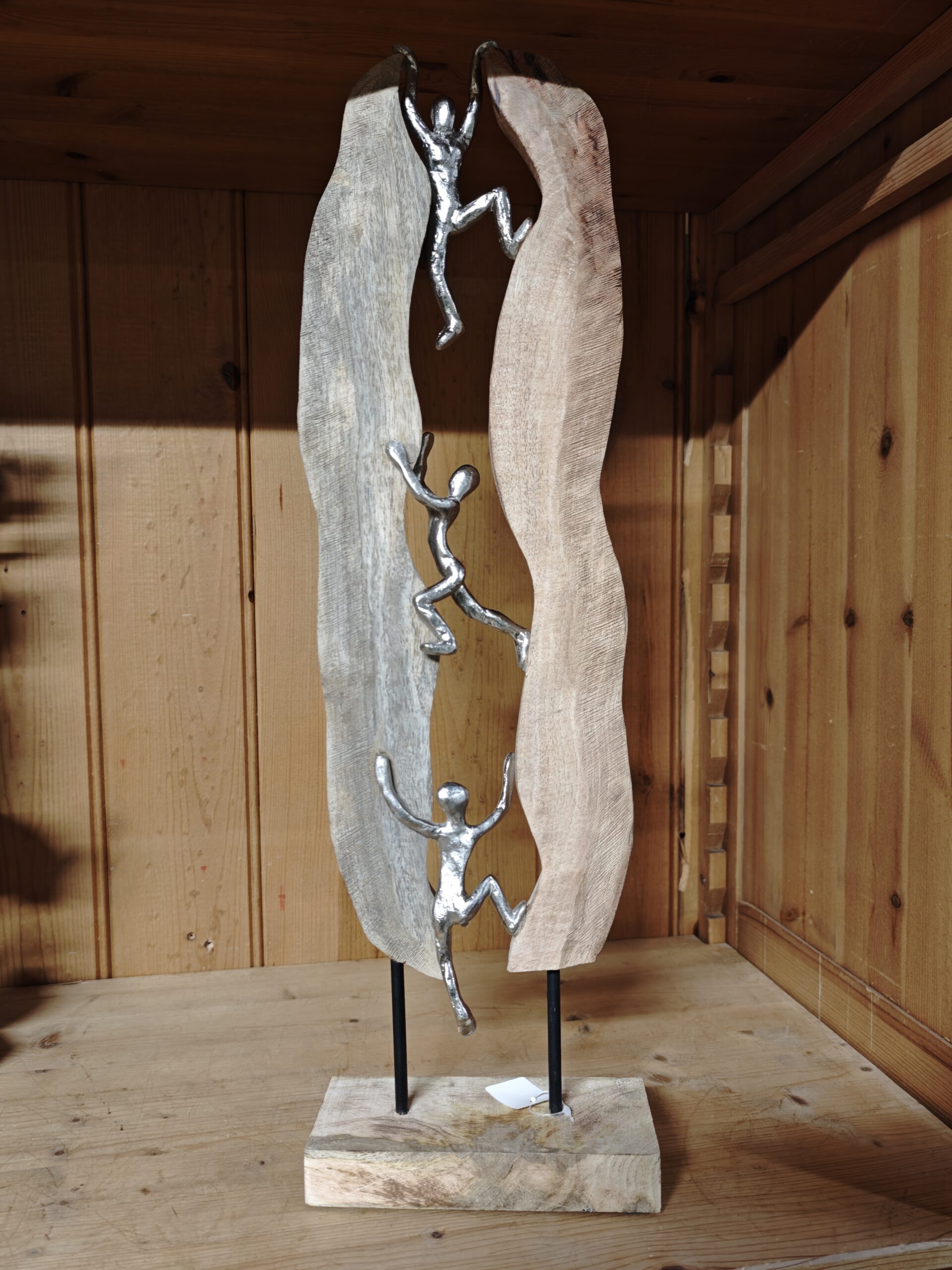 Skulptur Aluminium Hindernis überwinden 69cm eliassen.co.uk 5