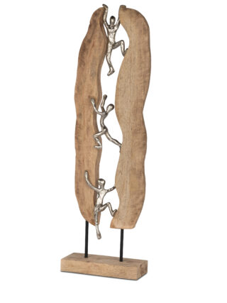 Sculptuur aluminium Hindernis overwonnen Eliassen.nl 0616210