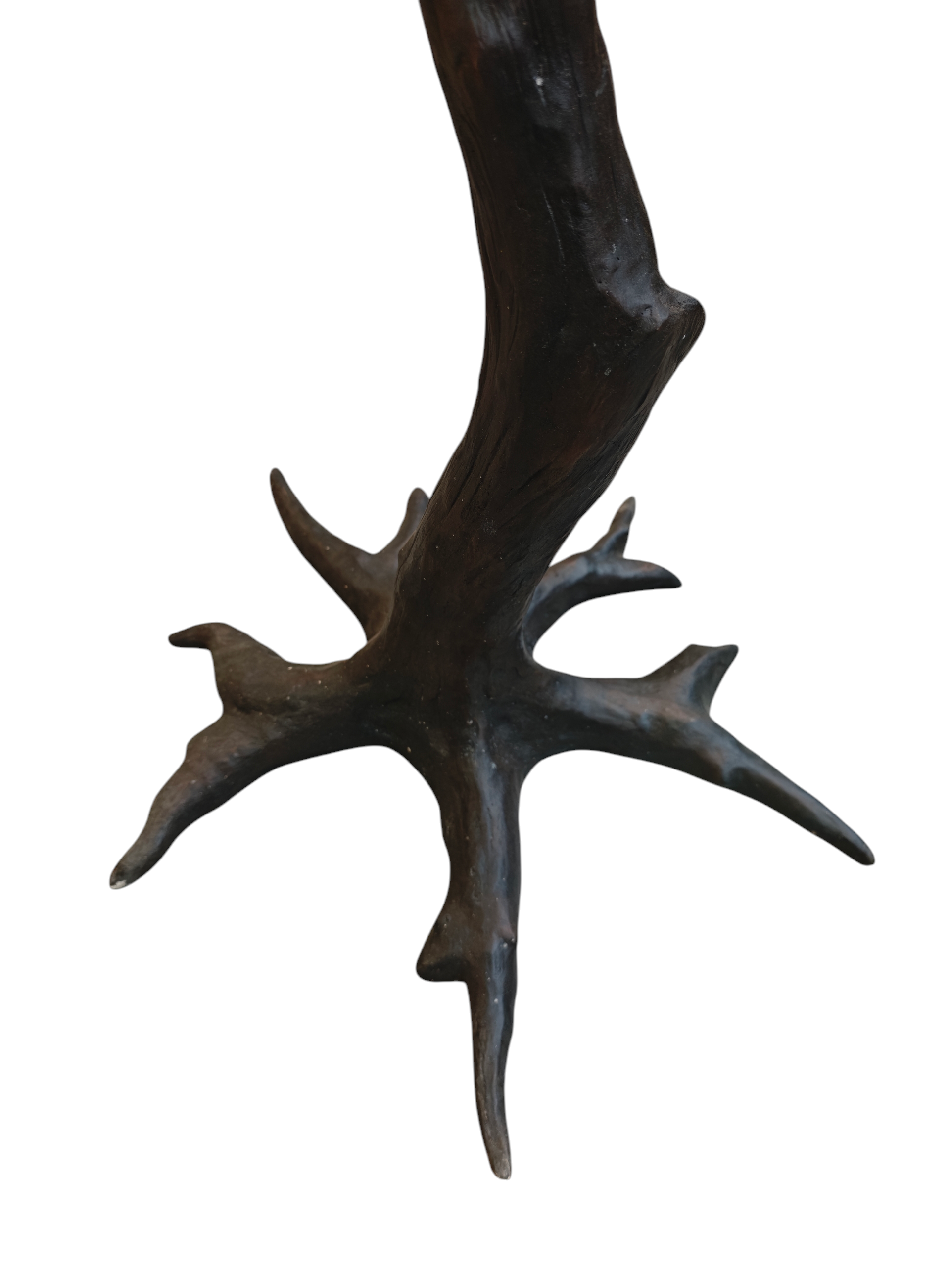 2 Aras auf Ast Bronze 142cm