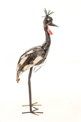 Kraanvogel metaal 64cm Eliassen.nl Zimba za400684