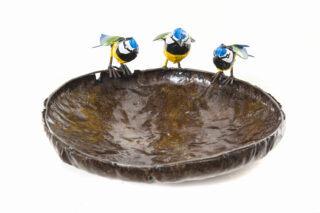 Vogeldrinkschaal 3 koolmeesjes Eliassen.nl Zimba za405566