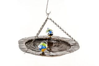 Vogelvoer schaal aan ketting 2 koolmeesjes Eliassen.nl Zimba za403753