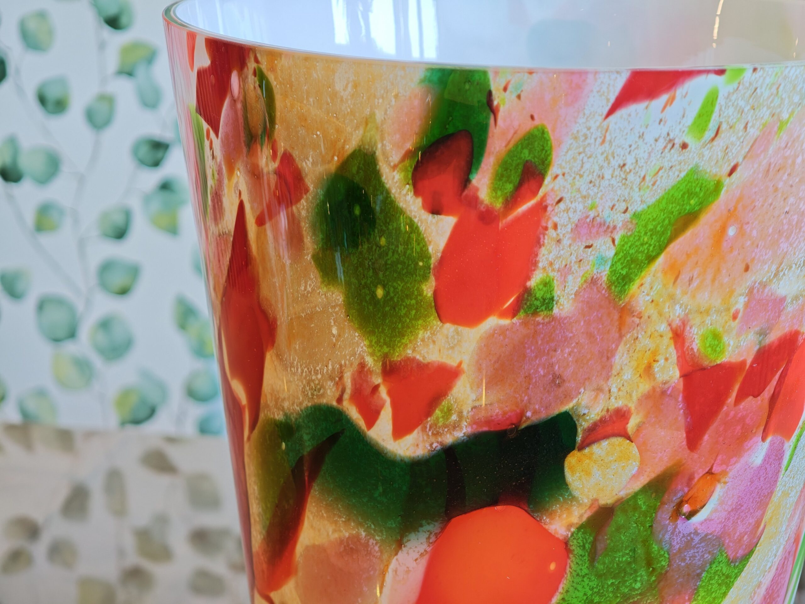 Fidrio vaas Conic mixed colors 35cm