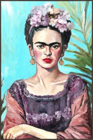Frida kahlo im Rahmen 70x105cm Eliassen.com